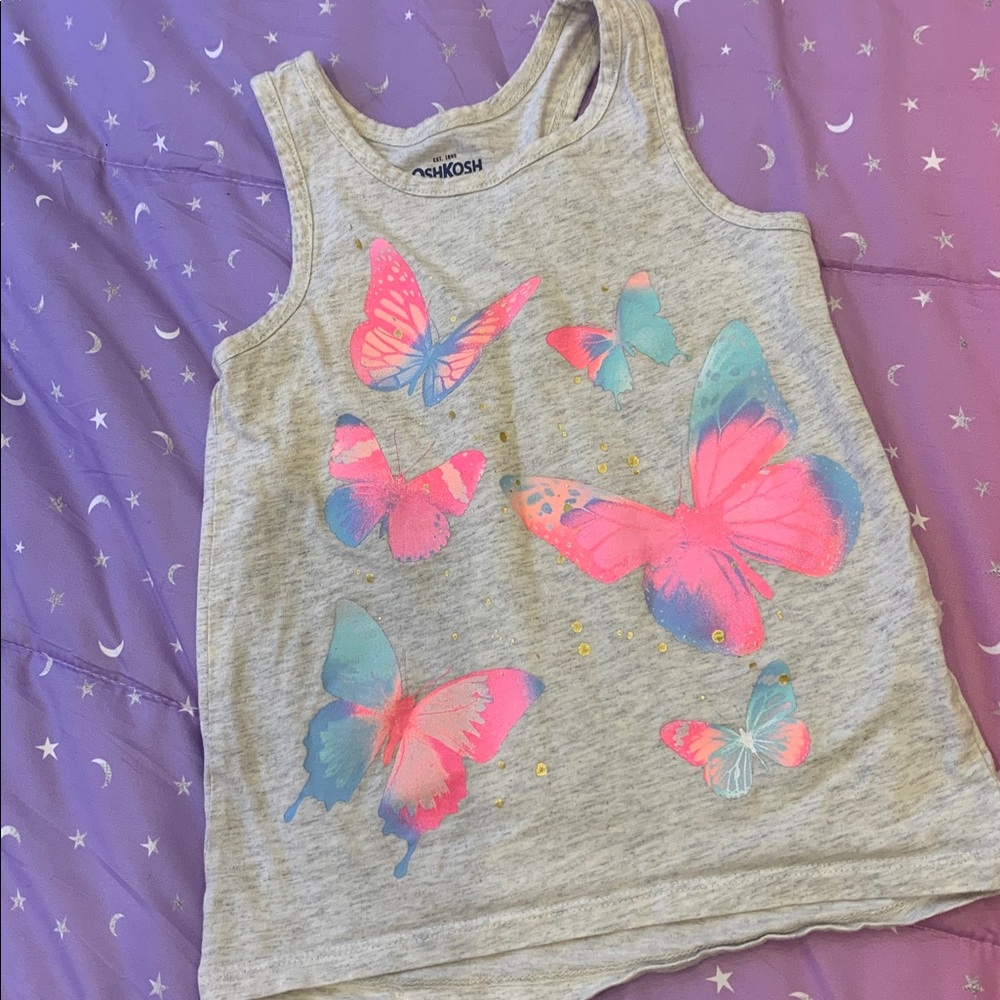 OshKosh B'gosh Heather Gray Tank Top